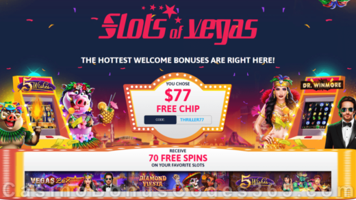 Slots of Vegas No Deposit Codes